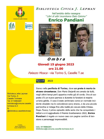 Enrico Pandiani presenta il suo ultimo romanzo "Ombra"